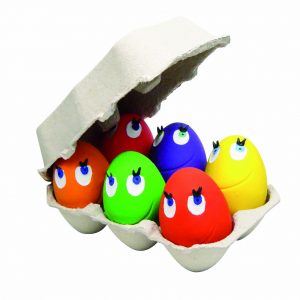 Huevos para perros de colores